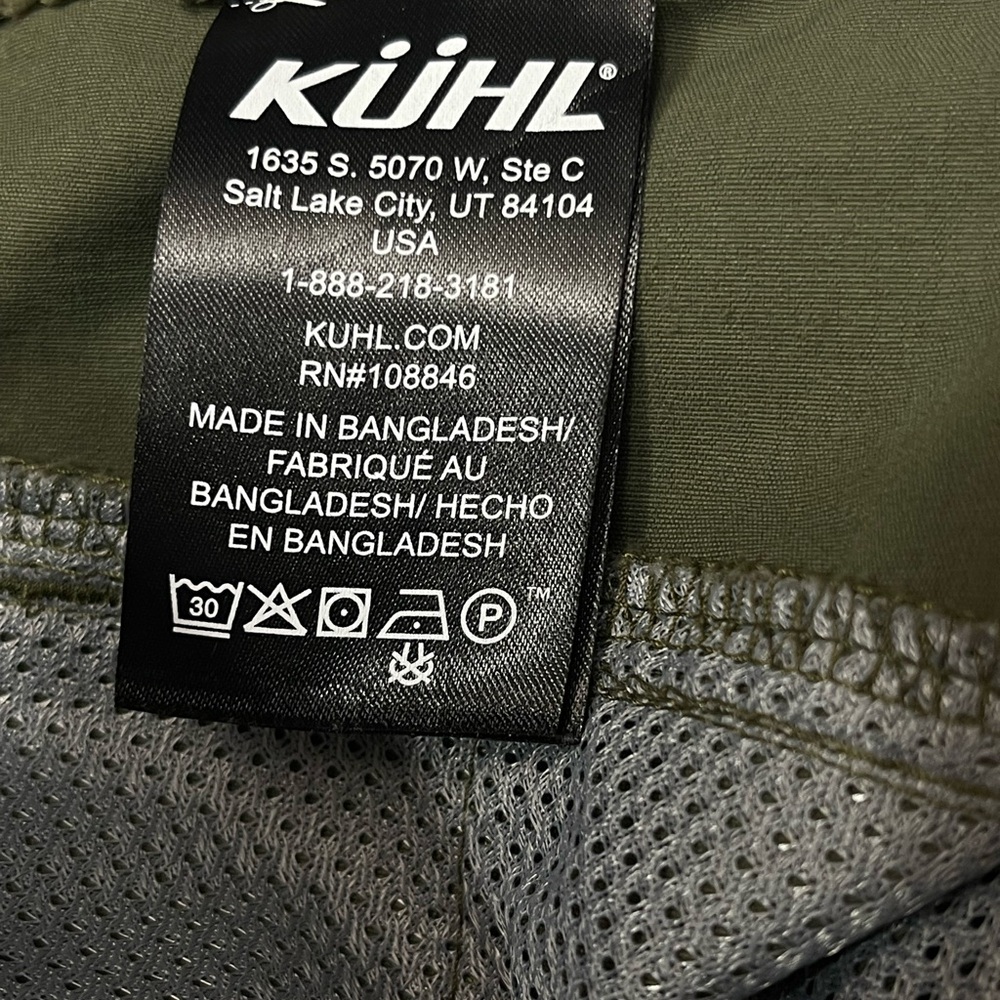 Kuhl Men's Olive Renegade Performance Shorts: Utility, style & comfort meet! - Picture 10 of 10